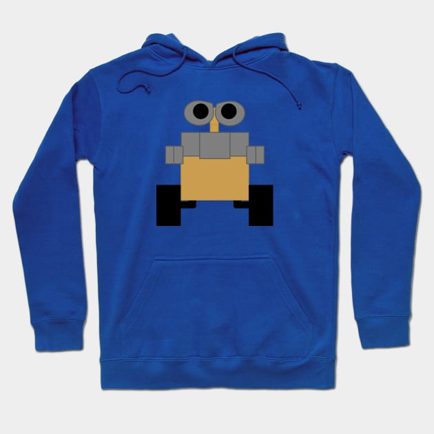 Minimal Shape Wall-E Hoodie by NoirPineapple